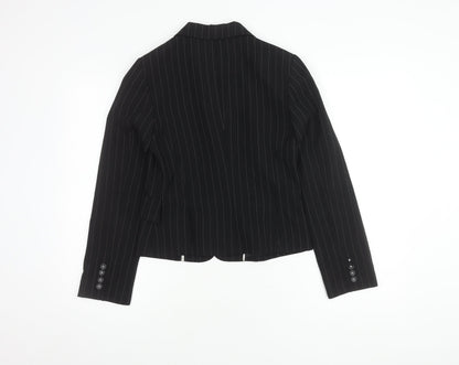 Womens UK Size 10 MNG Regular Black Blazer