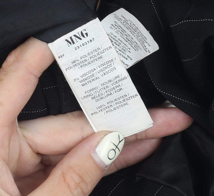Womens UK Size 10 MNG Regular Black Blazer