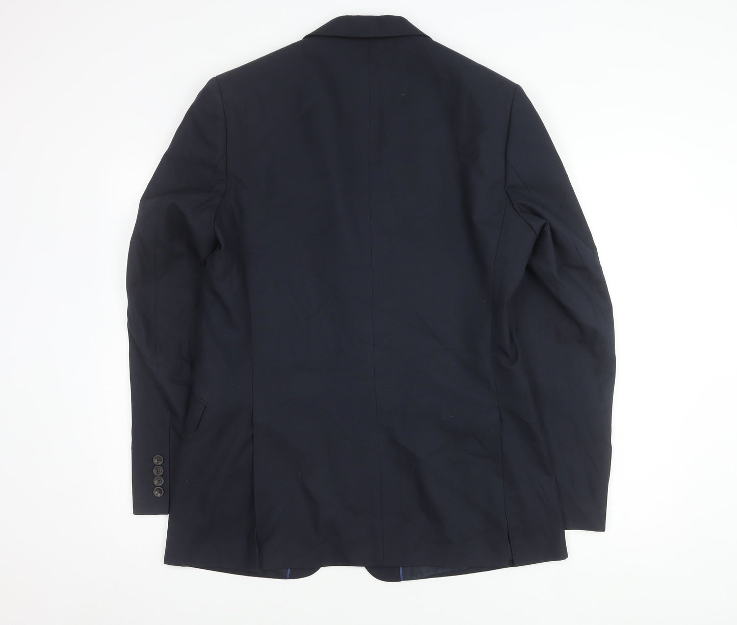 Marks and Spencer Men's Blue Suit Jacket Long