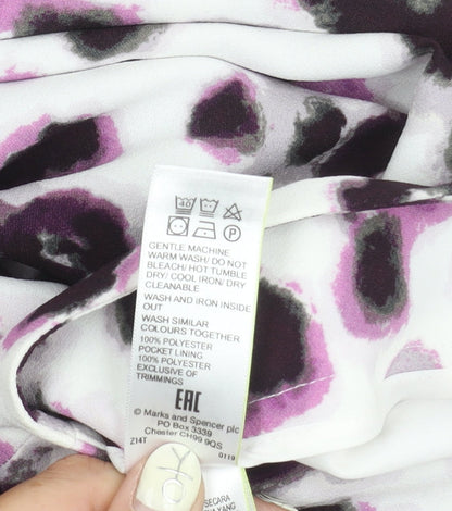 Womens UK Size 4 Marks and Spencer   Multicoloured Trousers