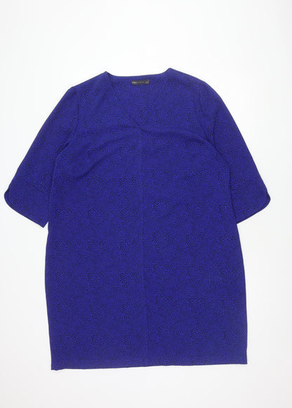 Marks and Spencer Women's Blue Midi Dress Size 18