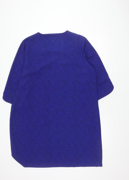 Marks and Spencer Women's Blue Midi Dress Size 18
