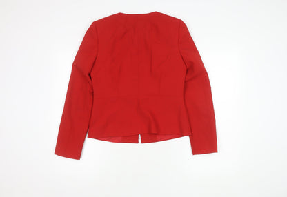 Dimensions Women's Red Suit Jacket Size 10
