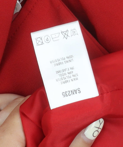 Dimensions Women's Red Suit Jacket Size 10