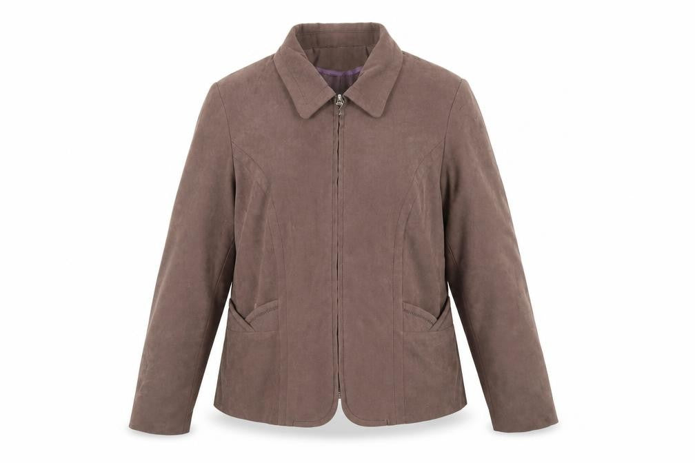 Womens UK Size 12 BM Brown Basic Jacket