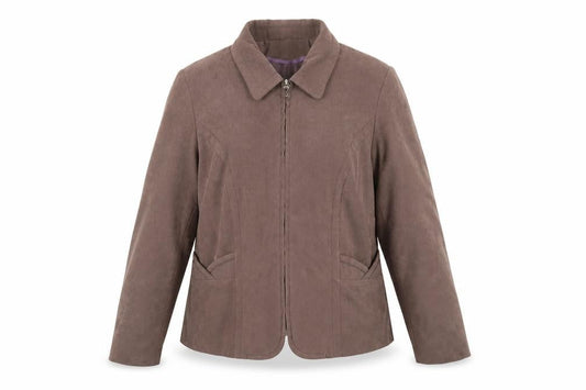 Womens UK Size 12 BM Brown Basic Jacket