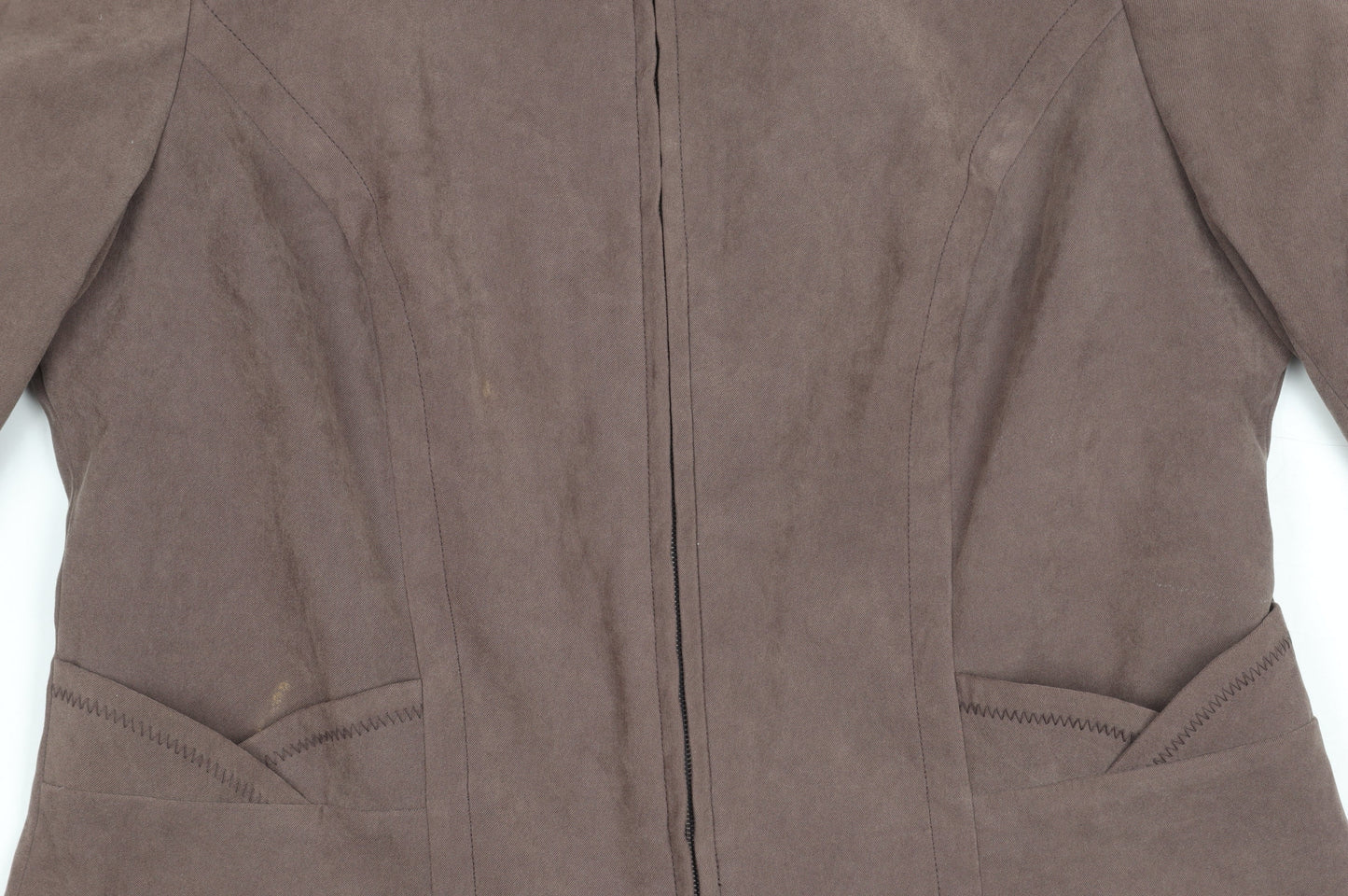 Womens UK Size 12 BM Brown Basic Jacket