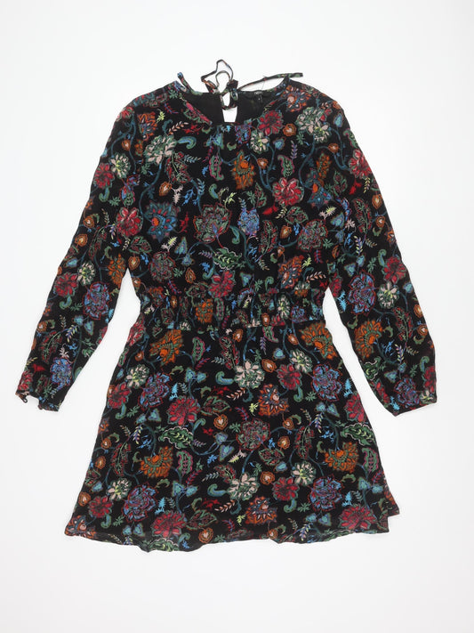 Next Women's Multicoloured Floral Dress, Size 10