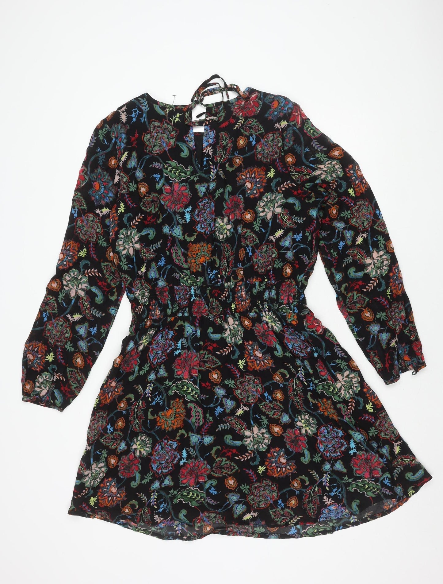 Next Women's Multicoloured Floral Dress, Size 10