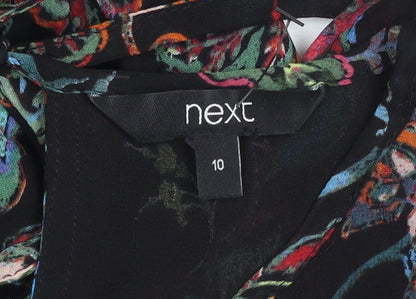 Next Women's Multicoloured Floral Dress, Size 10