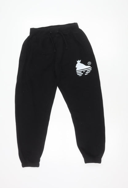 Money Boys Black Jogger Trousers - Size 13 Years