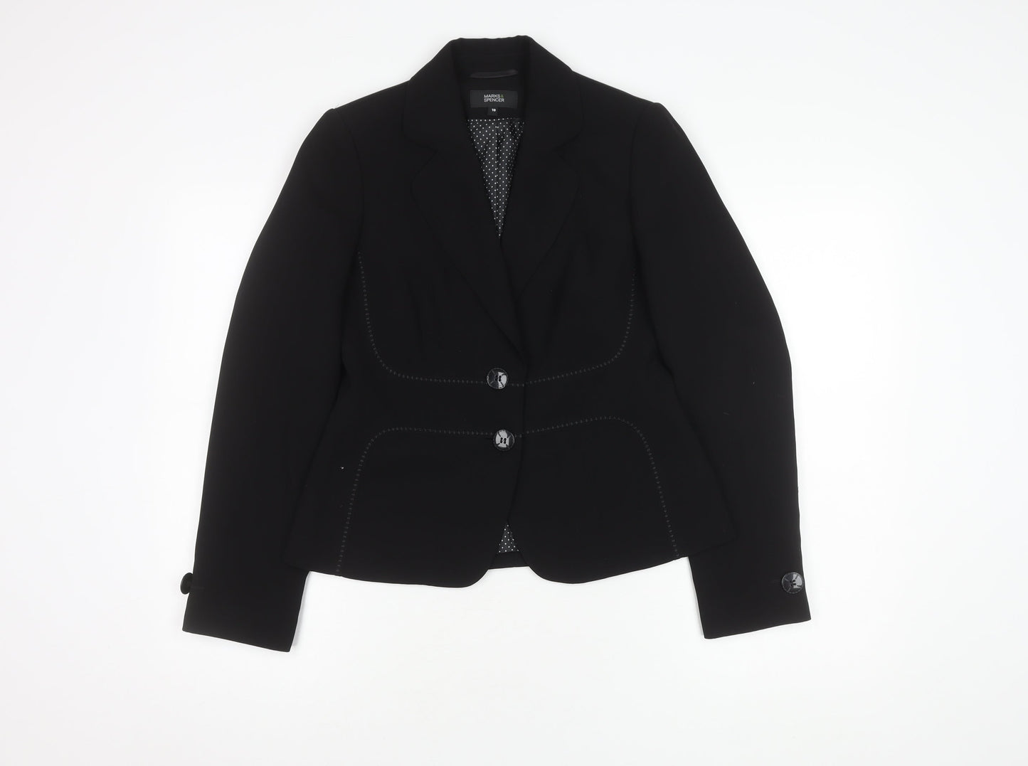 Marks and Spencer Women's Black Blazer Size 10
