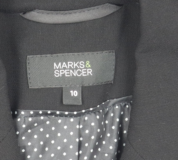 Marks and Spencer Women's Black Blazer Size 10