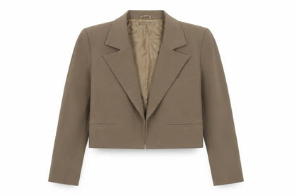 Womens UK Size 16 PRETTYLITTLETHING Regular Brown Blazer