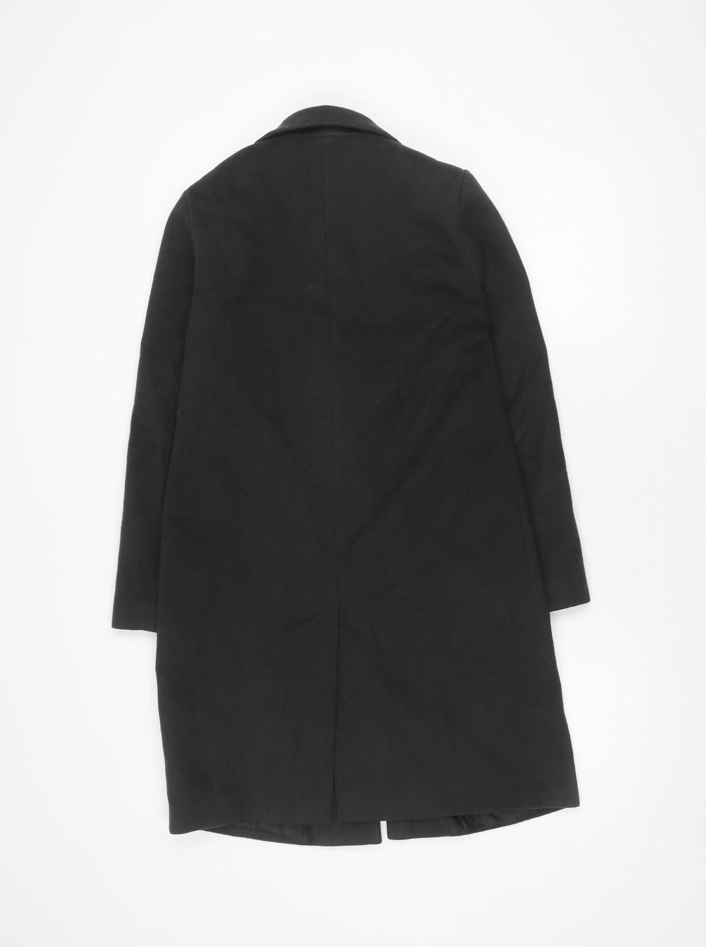 Womens UK Size 6 New Look Black Overcoat