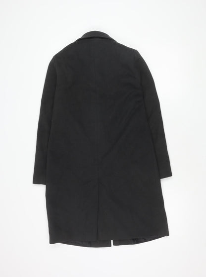 Womens UK Size 6 New Look Black Overcoat