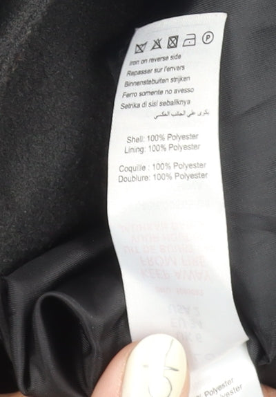 Womens UK Size 6 New Look Black Overcoat