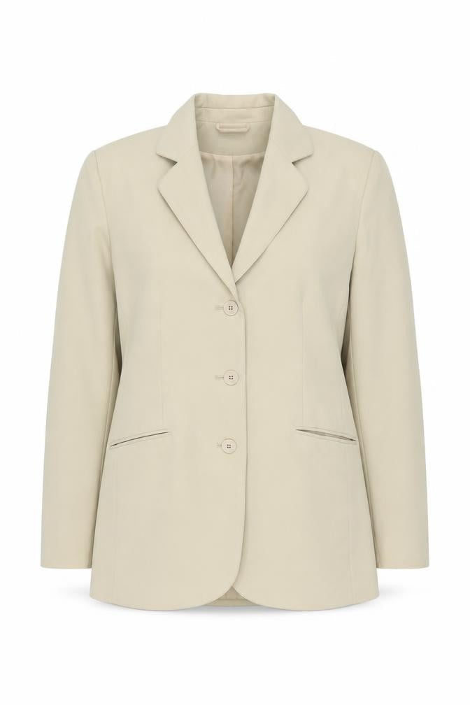 Womens UK Size 12 Classics Regular Beige Blazer