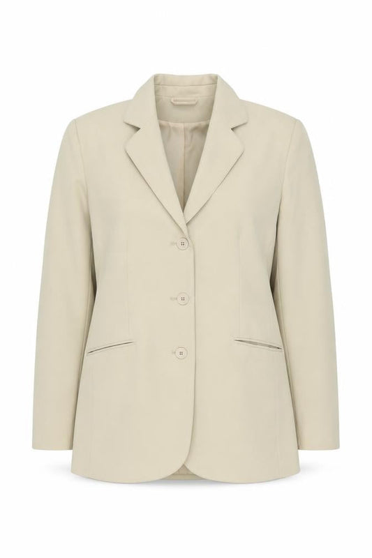Womens UK Size 12 Classics Regular Beige Blazer