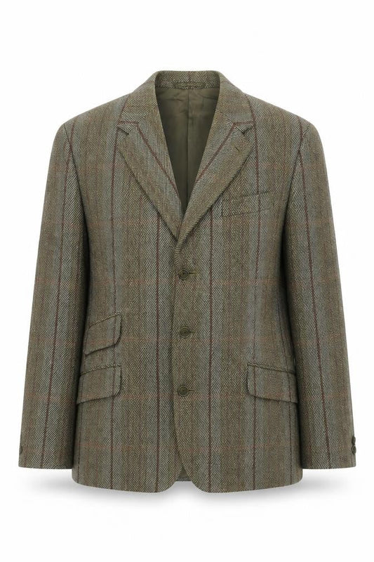 John Brocklehurst Men's Brown Tweed Blazer Size 40
