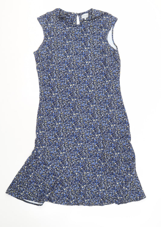 Jigsaw Women's Blue Floral Shift Dress M