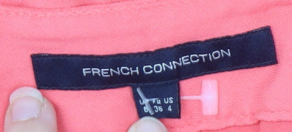 French Connection Women's Pink Jumpsuit, Size 6, Sleeveless, Wide-Leg