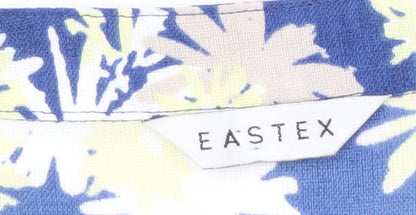 Womens UK Size 20 Eastex Blue Basic Blouse