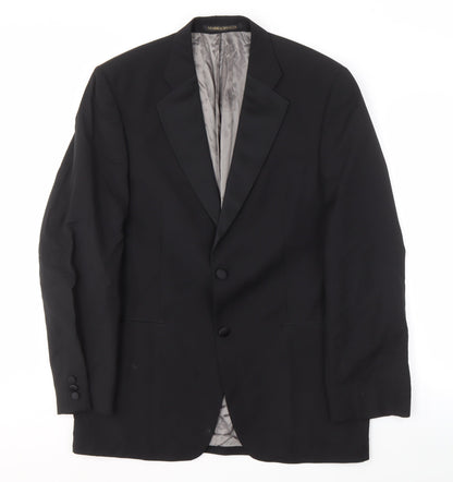 Mens UK Size 40 Marks and Spencer Regular Black Suit Jacket