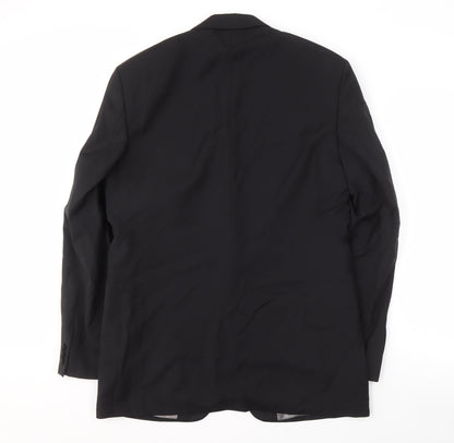 Mens UK Size 40 Marks and Spencer Regular Black Suit Jacket