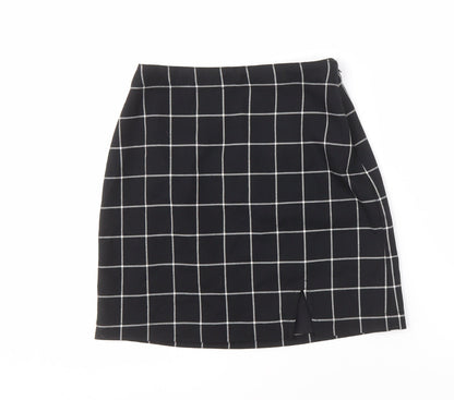 Abercrombie & Fitch Women's Black Check Pencil Skirt XS