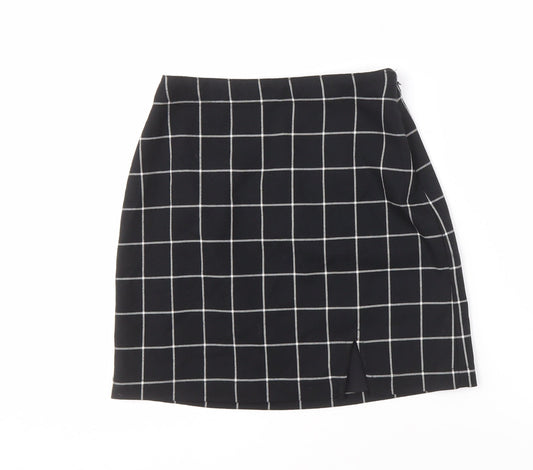 Abercrombie & Fitch Women's Black Check Pencil Skirt XS