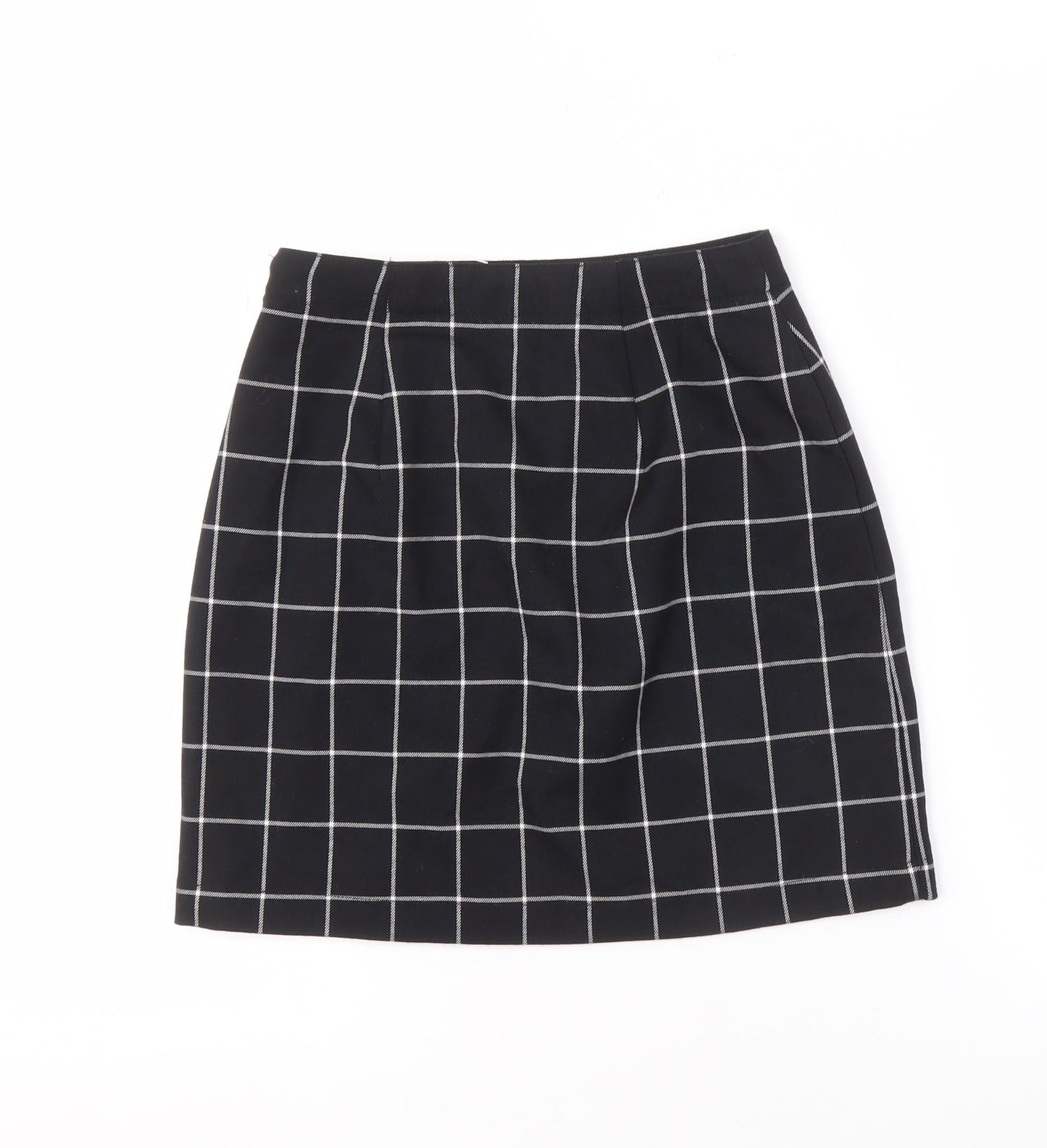 Abercrombie & Fitch Women's Black Check Pencil Skirt XS