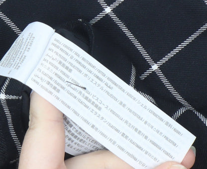 Abercrombie & Fitch Women's Black Check Pencil Skirt XS