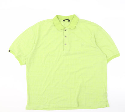 Dunlop Men's Green Polo Shirt Size L