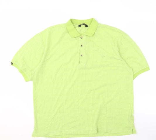 Dunlop Men's Green Polo Shirt Size L