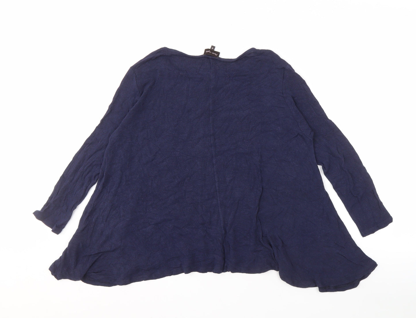 Womens UK Size M Phase Eight Blue Basic Blouse