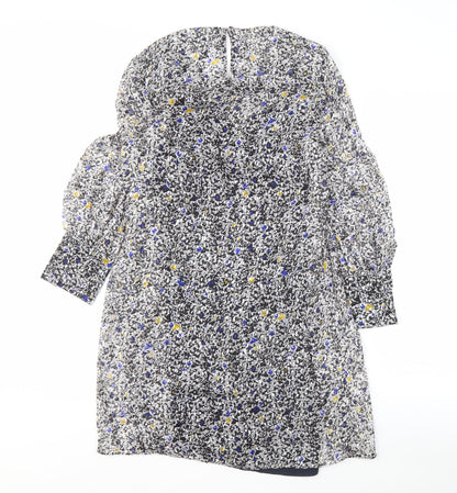Reiss Women's Multicoloured Floral Shift Dress - Size 4