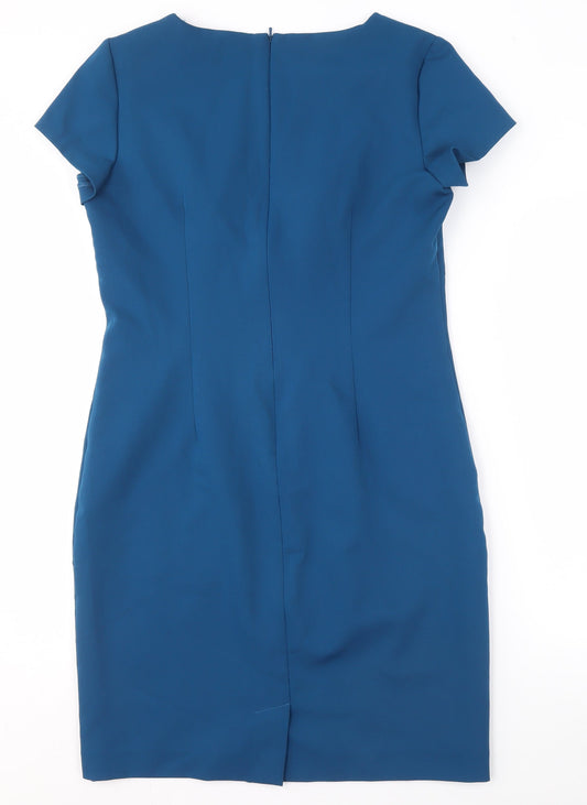 Roman Originals Women's Blue Sheath Dress, Size 12