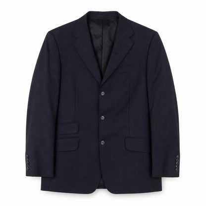 Next Men's Black Check Blazer 42L Formal Luxury