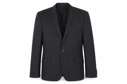 Kenneth Cole Men's Black Blazer 44R Formal Wool Jacket