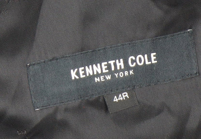 Kenneth Cole Men's Black Blazer 44R Formal Wool Jacket