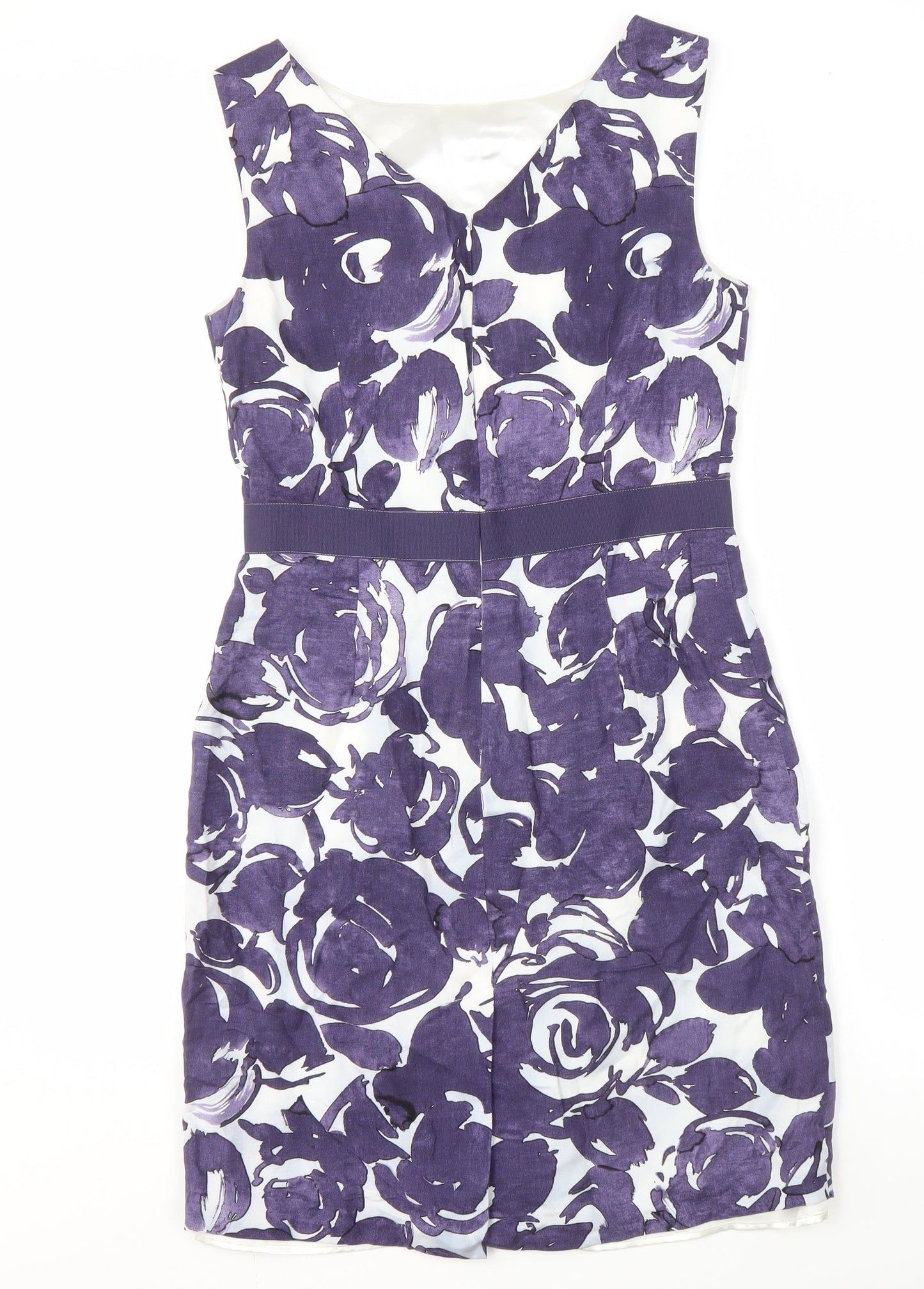 Laura Ashley Women's Purple Floral Dress, Size 10