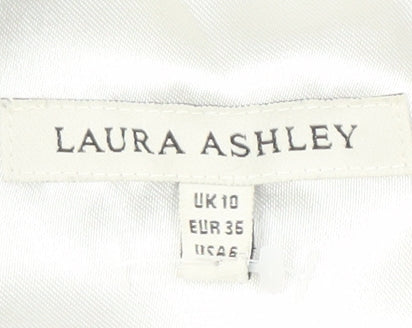 Laura Ashley Women's Purple Floral Dress, Size 10