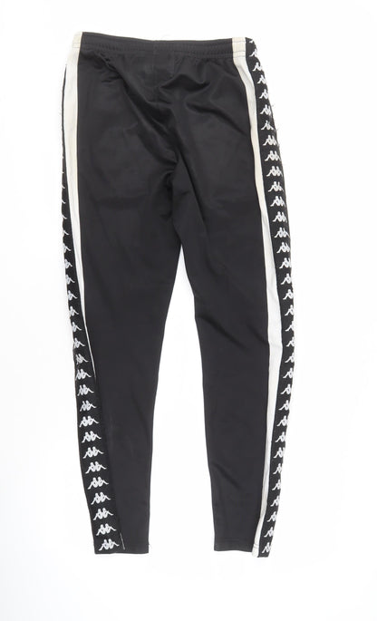 Kappa Men's Black Track Pants M Regular Fit