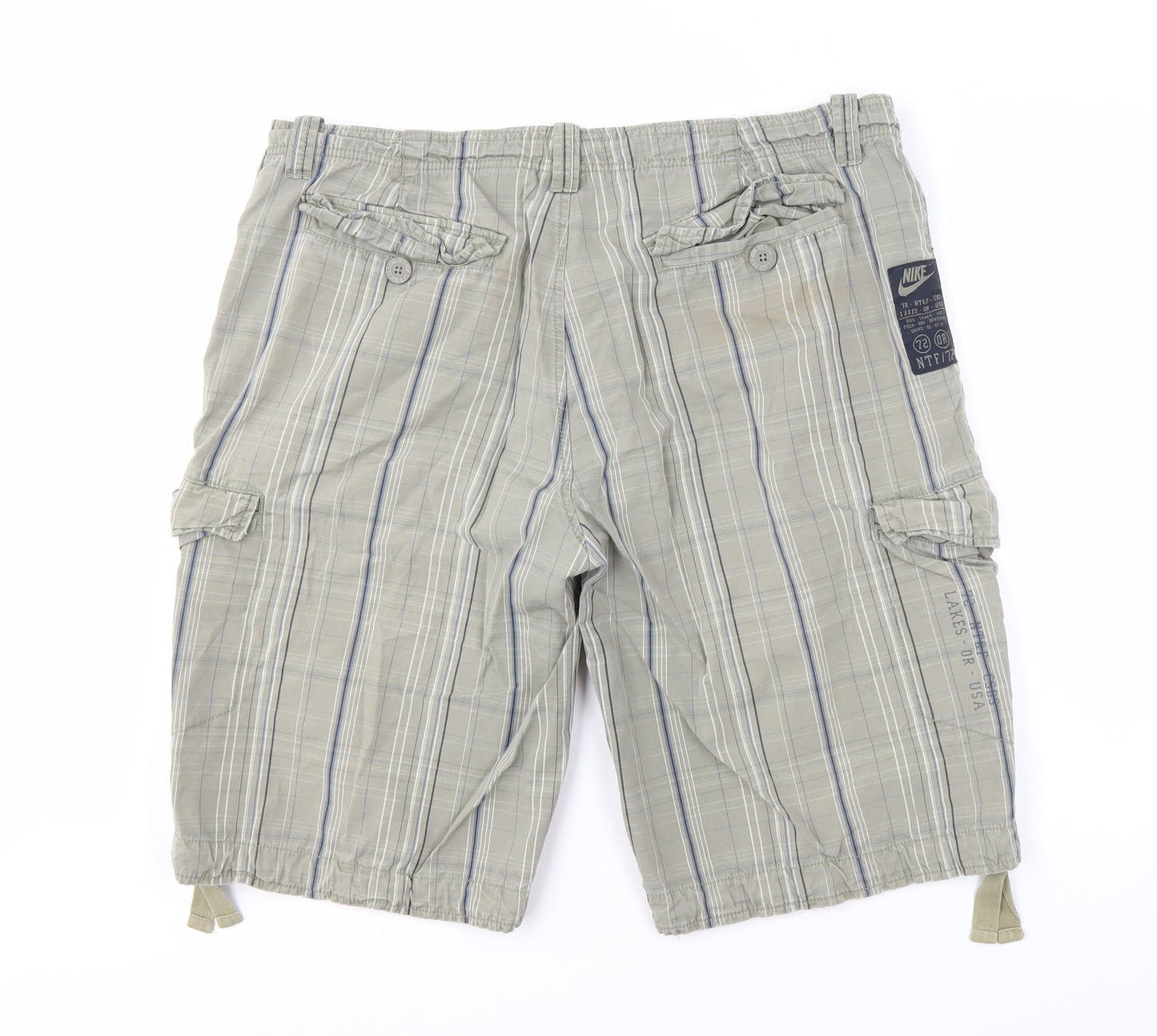 Nike Men's Beige Cargo Shorts 38 Casual Summer