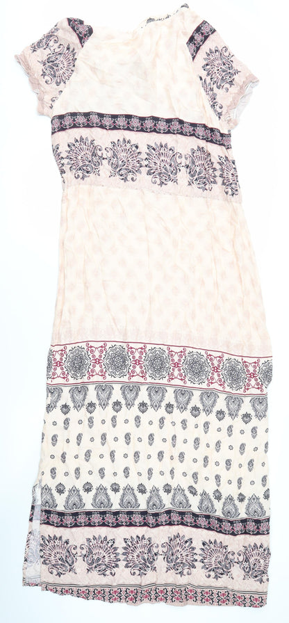 Vila Women's Multicoloured Dress, Size 10