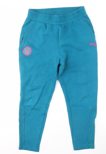 Puma Women's Blue Jogger Trousers M Activewear