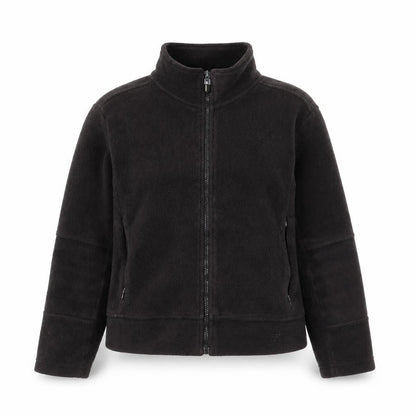 Front view of TOG24 Black Fleece Jacket unisex large