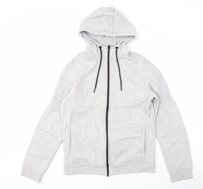 U.S. Athletic Men's Grey Small Full Zip Hoodie