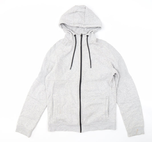 U.S. Athletic Men's Grey Small Full Zip Hoodie